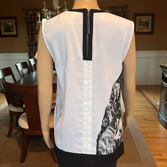 Helmut Lang Hydra Print Sleeveless Crepe Top P/XS - Picture 7 of 8